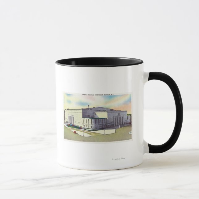 Exterior View of the Buffalo Memorial Mug (Right)