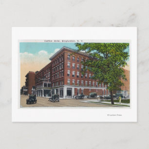Exterior View of the Carlton Hotel Postcard