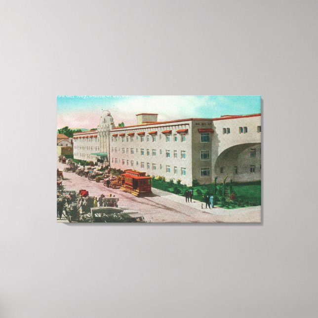 Exterior View of the Casa del Rey # 2 Canvas Print (Front)