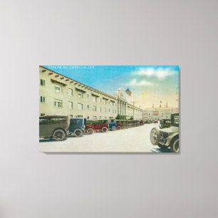 Exterior View of the Casa del Rey Canvas Print