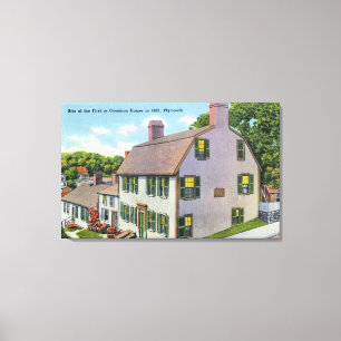 Exterior View of the Common House Canvas Print