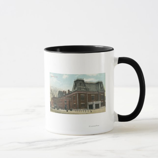 Exterior View of the Convention Hall Mug (Right)