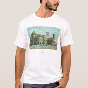 Exterior View of the Court HouseSanta Cruz, CA T-Shirt