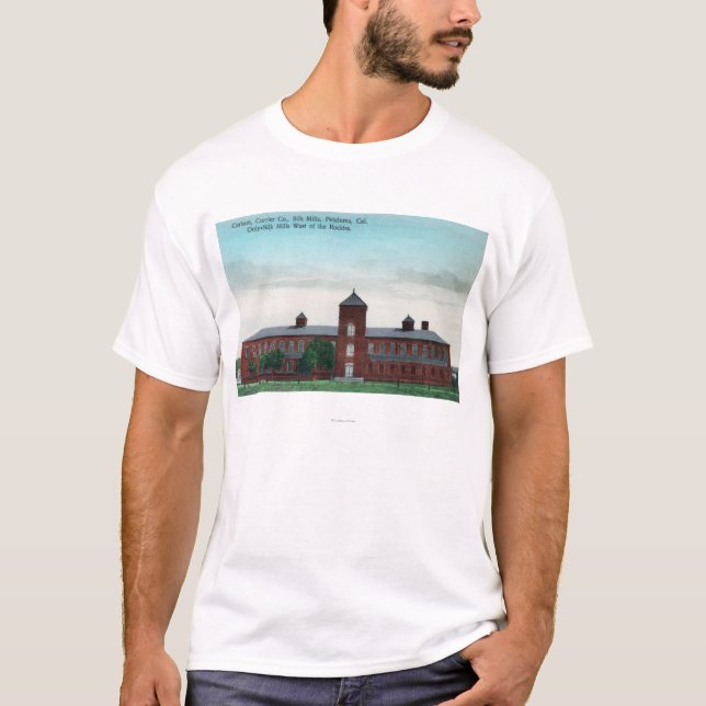 Exterior View of the Currier Co Silk Mills T-Shirt (Front)