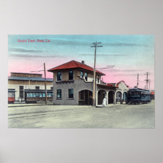 Exterior View of the Electric DepotNapa, CA Poster
