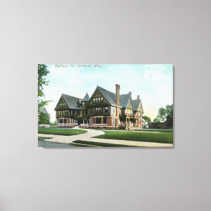 Exterior View of the Fairhaven In Canvas Print