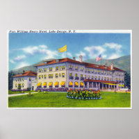 Exterior View of the Fort William Henry Hotel