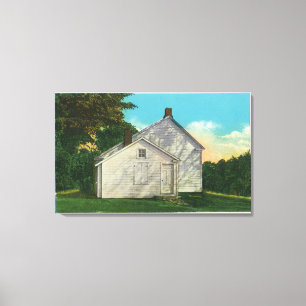 Exterior View of the Freeman House Canvas Print
