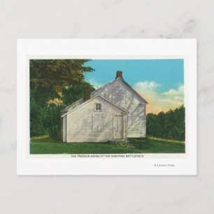 Exterior View of the Freeman House Postcard