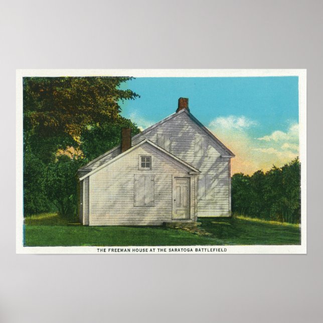 Exterior View of the Freeman House Poster (Front)