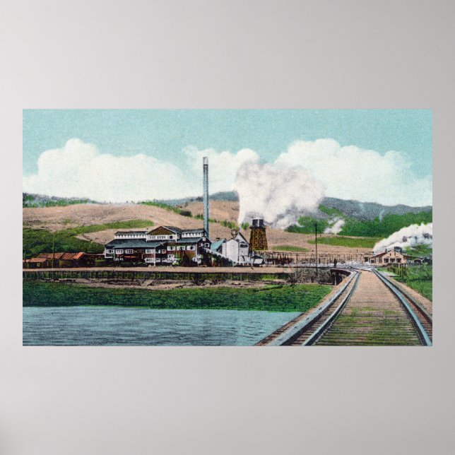 Exterior View of the George Palmer Lumber Co Poster (Front)