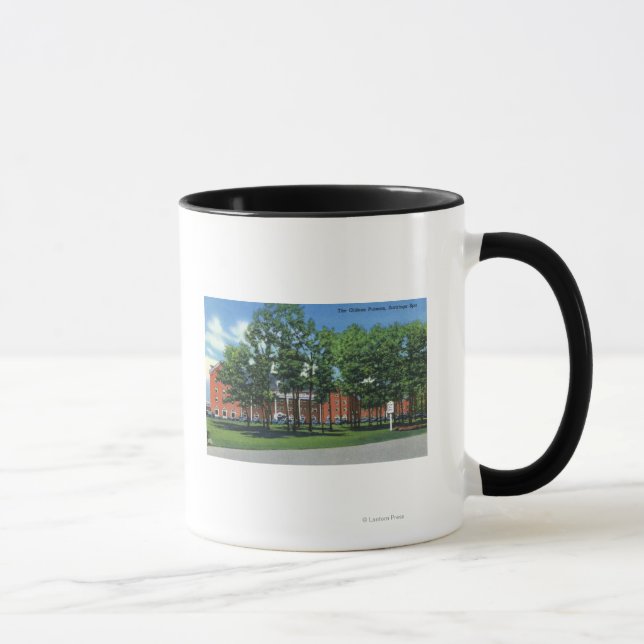 Exterior View of the Gideon Putnam, Saratoga Mug (Right)