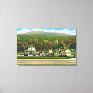 Exterior View of the Glen House Canvas Print