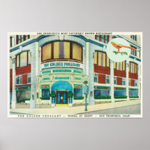 Exterior View of the Golden Pheasant Poster