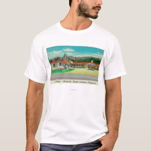 Exterior View of the Golf Motel, Montecito T-Shirt