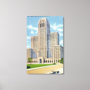 Exterior View of the Gov Smith Office Building Canvas Print