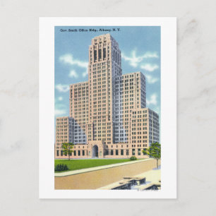 Exterior View of the Gov Smith Office Building Postcard