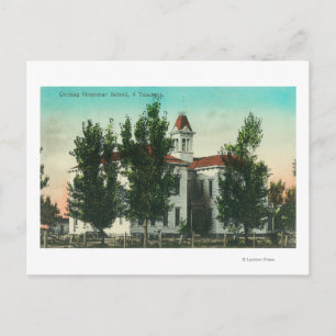 Exterior View of the Grammar SchoolCorning, CA Postcard