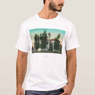 Exterior View of the Grammar SchoolCorning, CA T-Shirt