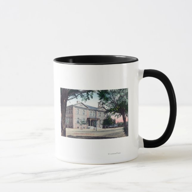 Exterior View of the Grammar SchoolRedding, CA Mug (Right)