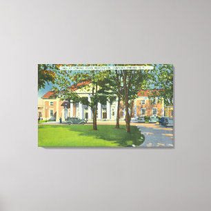 Exterior View of the Hall of Springs Canvas Print