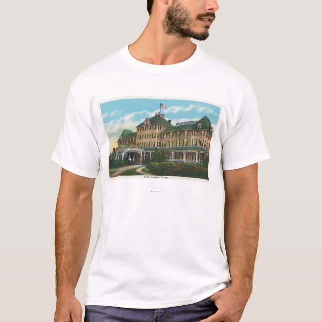 Exterior View of the Hotel Ausable Chasm T-Shirt (Front)