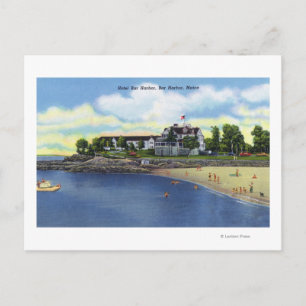 Exterior View of the Hotel Bar Harbour Postcard