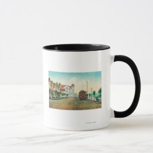 Exterior View of the Hotel Capitola and Cottages Mug