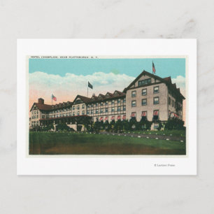 Exterior View of the Hotel Champlain Postcard