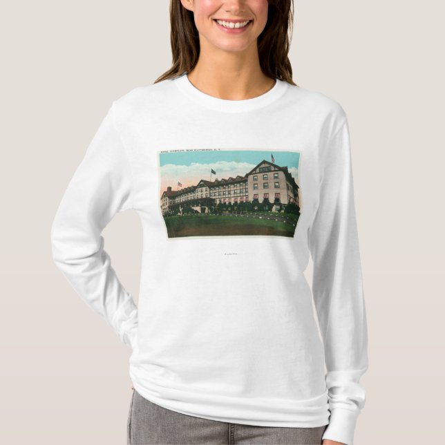Exterior View of the Hotel Champlain T-Shirt (Front)
