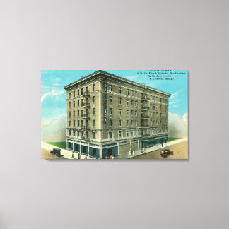 Exterior View of the Hotel Clark Canvas Print