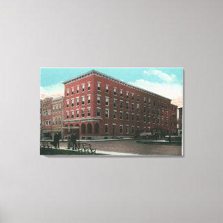 Exterior View of the Hotel Cumberland Canvas Print