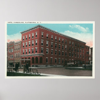 Exterior View of the Hotel Cumberland Poster