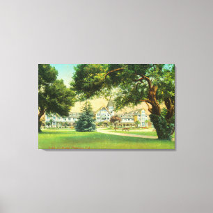 Exterior View of the Hotel del Monte Canvas Print