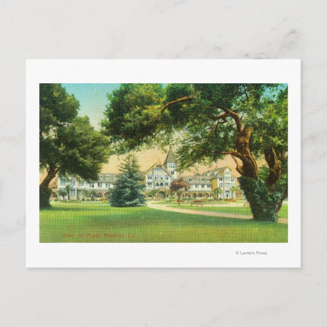 Exterior View of the Hotel del Monte Postcard (Front)