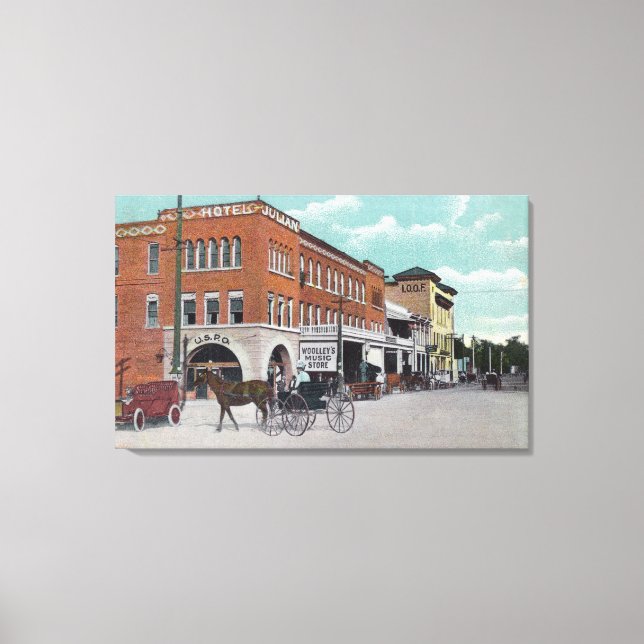 Exterior View of the Hotel JulianWoodland, CA Canvas Print (Front)