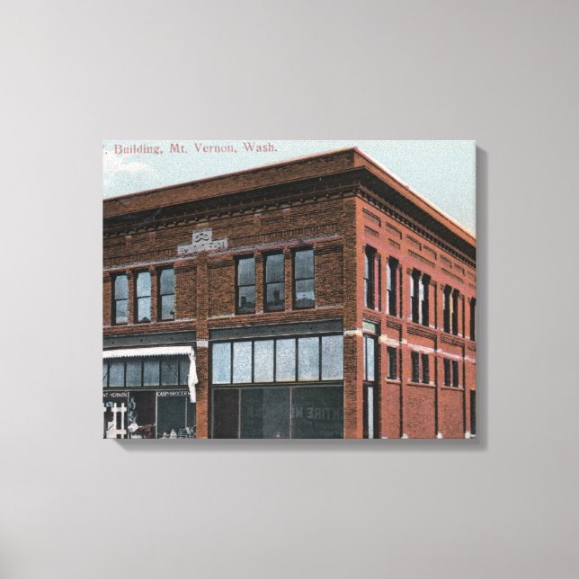 Exterior View of the IOOF Building Canvas Print (Front)