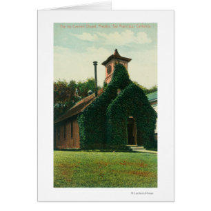 Exterior View of the Ivy Covered Chapel,