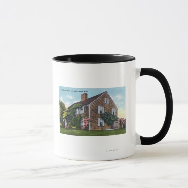 Exterior View of the John Alden House Mug (Right)