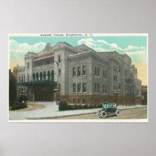 Exterior View of the Kalurah Temple Poster
