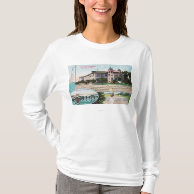 Exterior View of the Long Beach Sanitorium T-Shirt (Front)