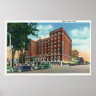 Exterior View of the Mark Twain Hotel Poster
