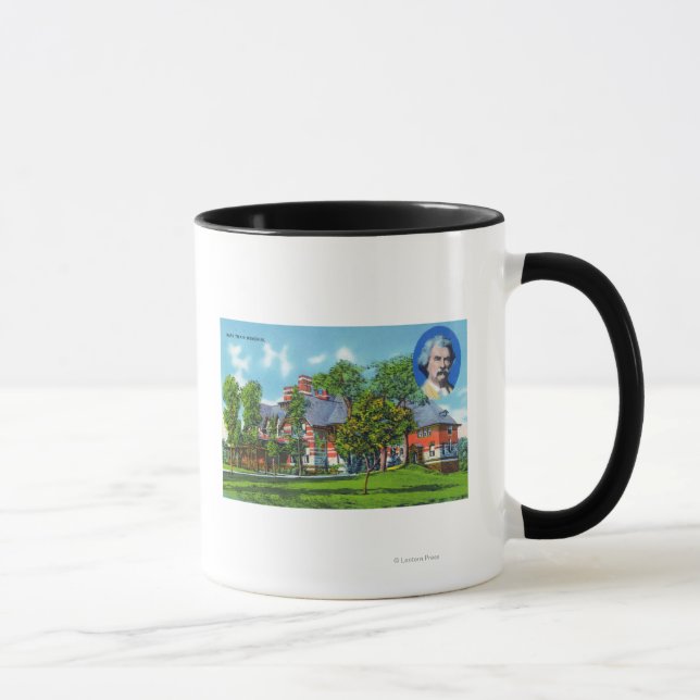 Exterior View of the Mark Twain Memorial Mug (Right)