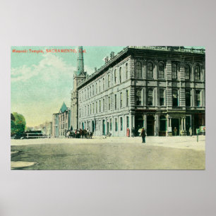 Exterior View of the Masonic Temple 2 Poster