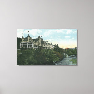 Exterior View of the Mount Pleasant Hotel # 2 Canvas Print