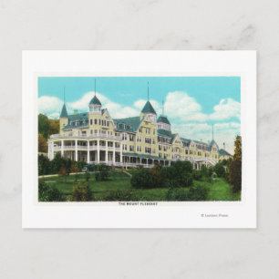 Exterior View of the Mount Pleasant Hotel Postcard