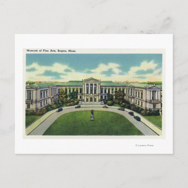 Exterior View of the Museum of Fine Arts # 2 Postcard (Front)
