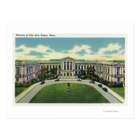 Exterior View of the Museum of Fine Arts # 2 Postcard