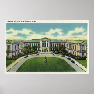Exterior View of the Museum of Fine Arts # 2 Poster