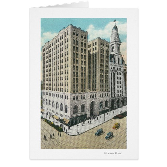 Exterior View of the National Savings Bank (Front)